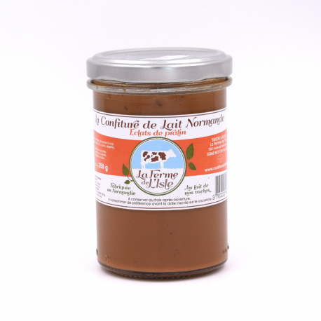 Confiture de Lait au pralin 250 g.