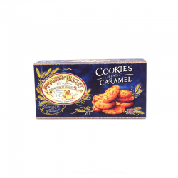 Cookies au caramel d'Isigny, sachet de 200g.