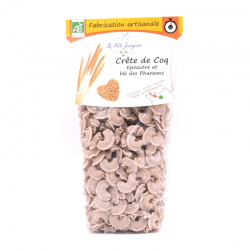 Crête de Coq, Epeautre et blé des Pharaons, sachet de 250g.