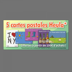 Un Lot de 5 Cartes postales Heula
